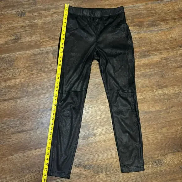 Free People Midnight Vegan Suede Skinny Pants leggings size SMALL - Picture 2 of 10